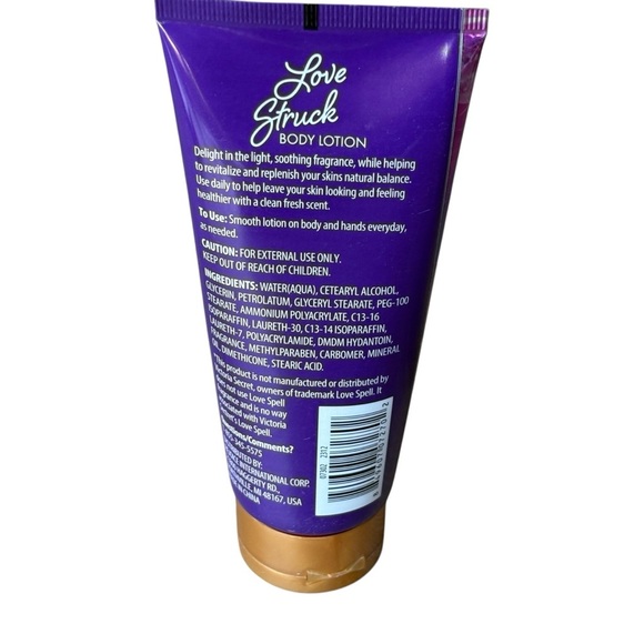 Spa Luxury Love Struck Body Lotion 5.5 oz - Picture 3 of 3